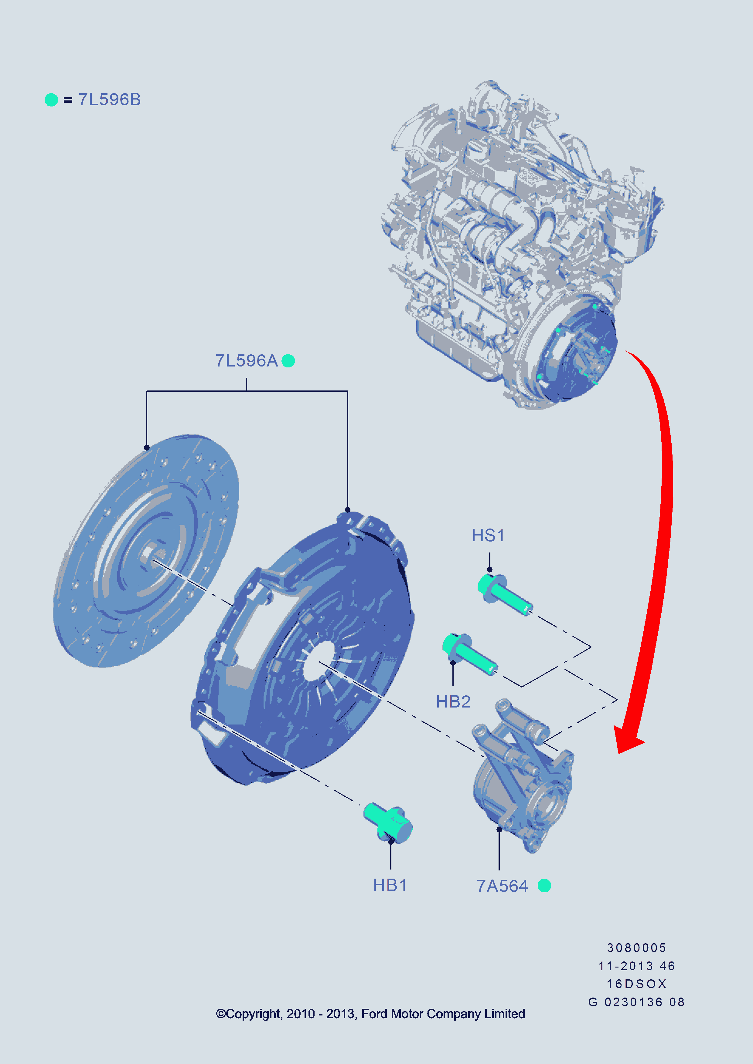 MAZDA 1 837 710 - Irroitusmekanismi, kytkin onlydrive.pro