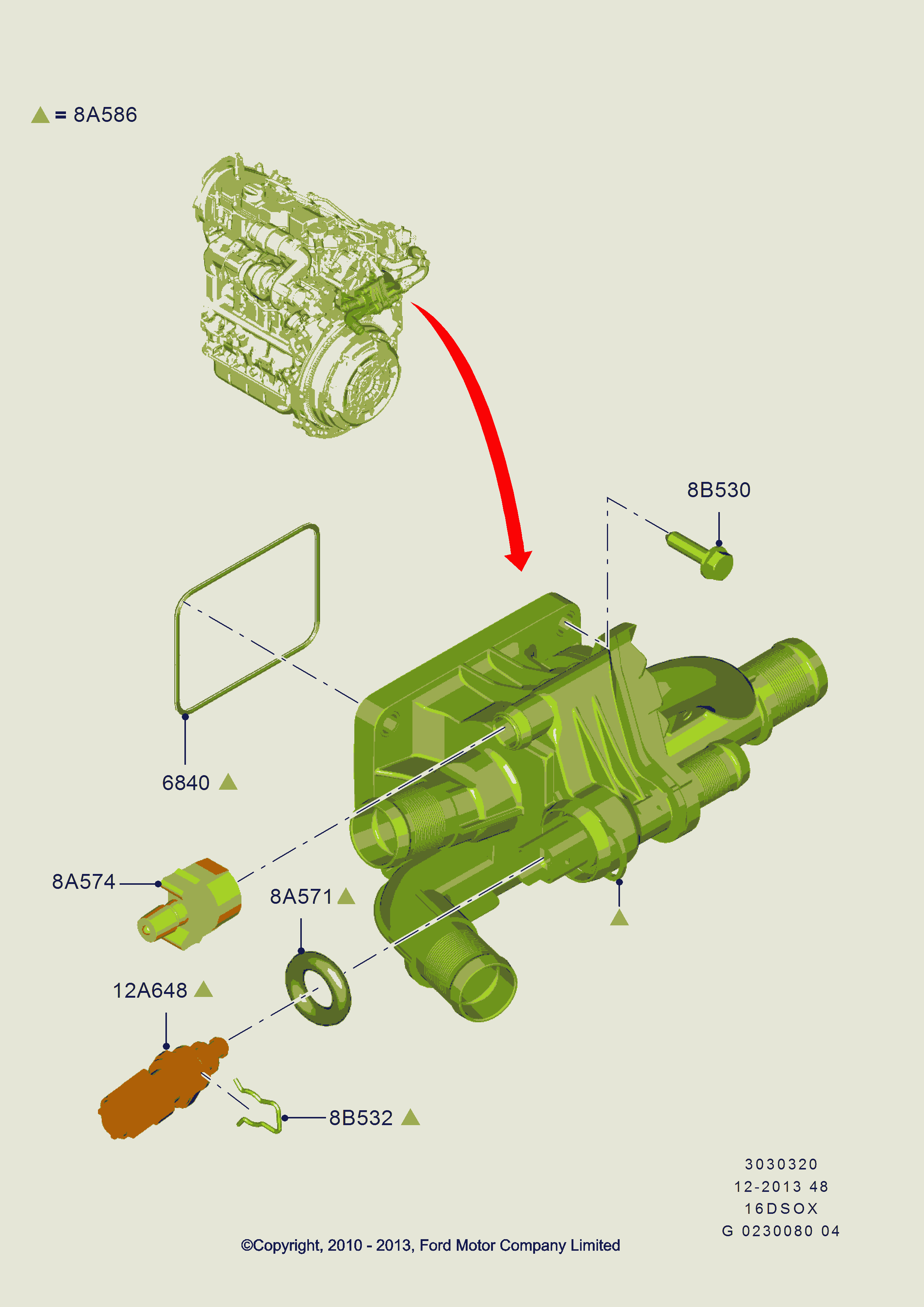 FORD 1 251 266 - Sensor, coolant temperature onlydrive.pro