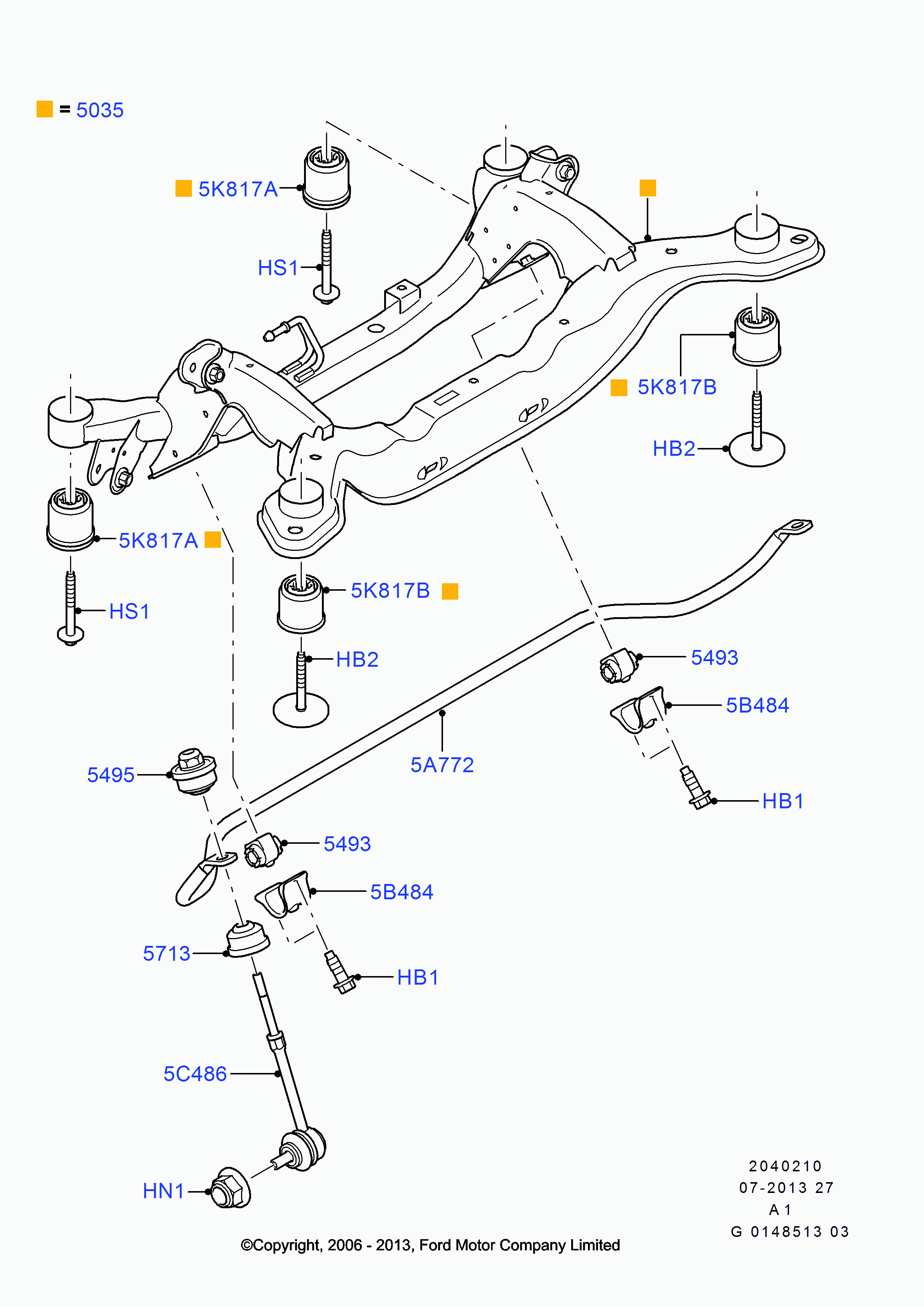 FORD 1425853 - Stabilisaator,Stabilisaator onlydrive.pro