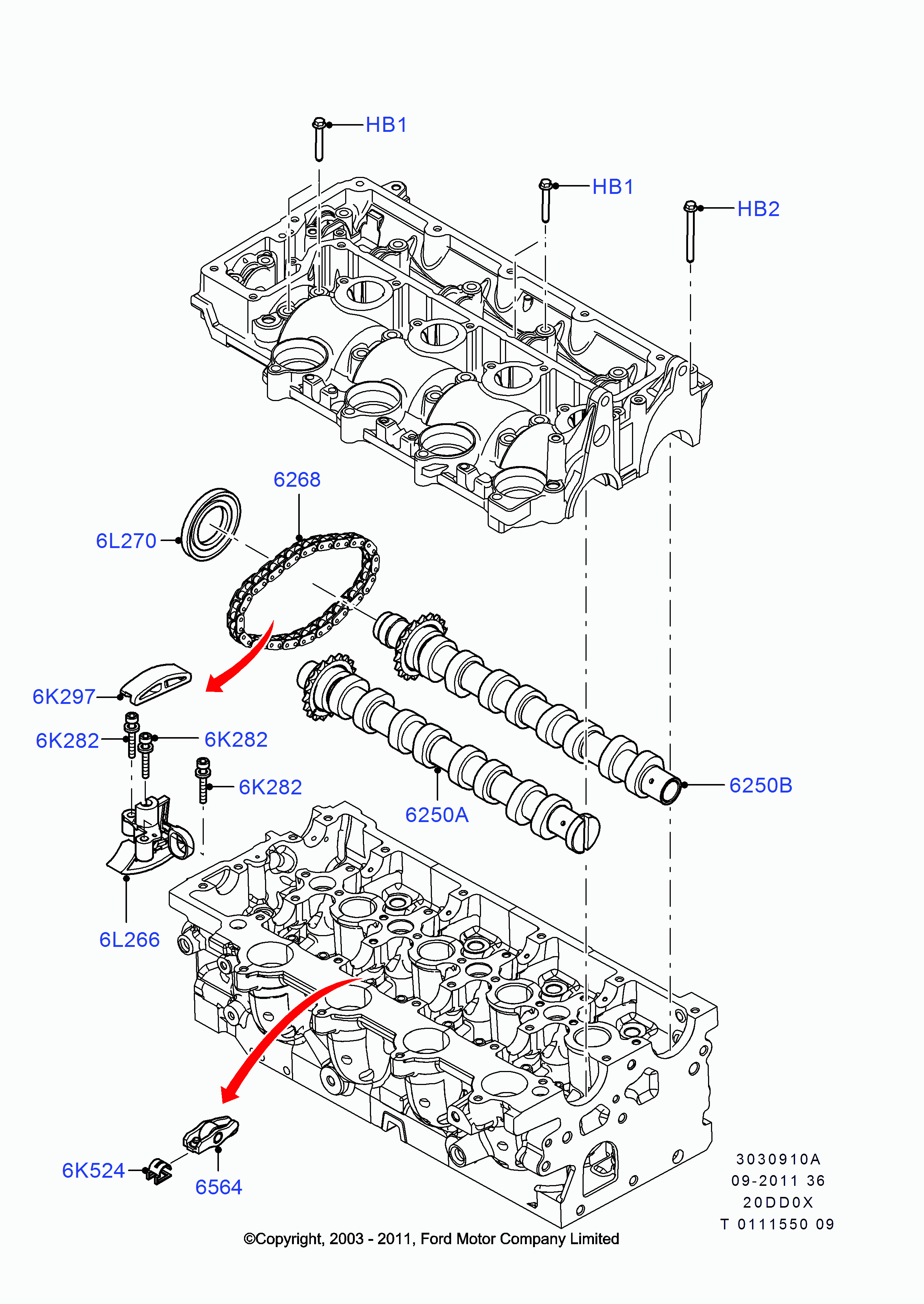 FORD 1707012 - Camshaft onlydrive.pro