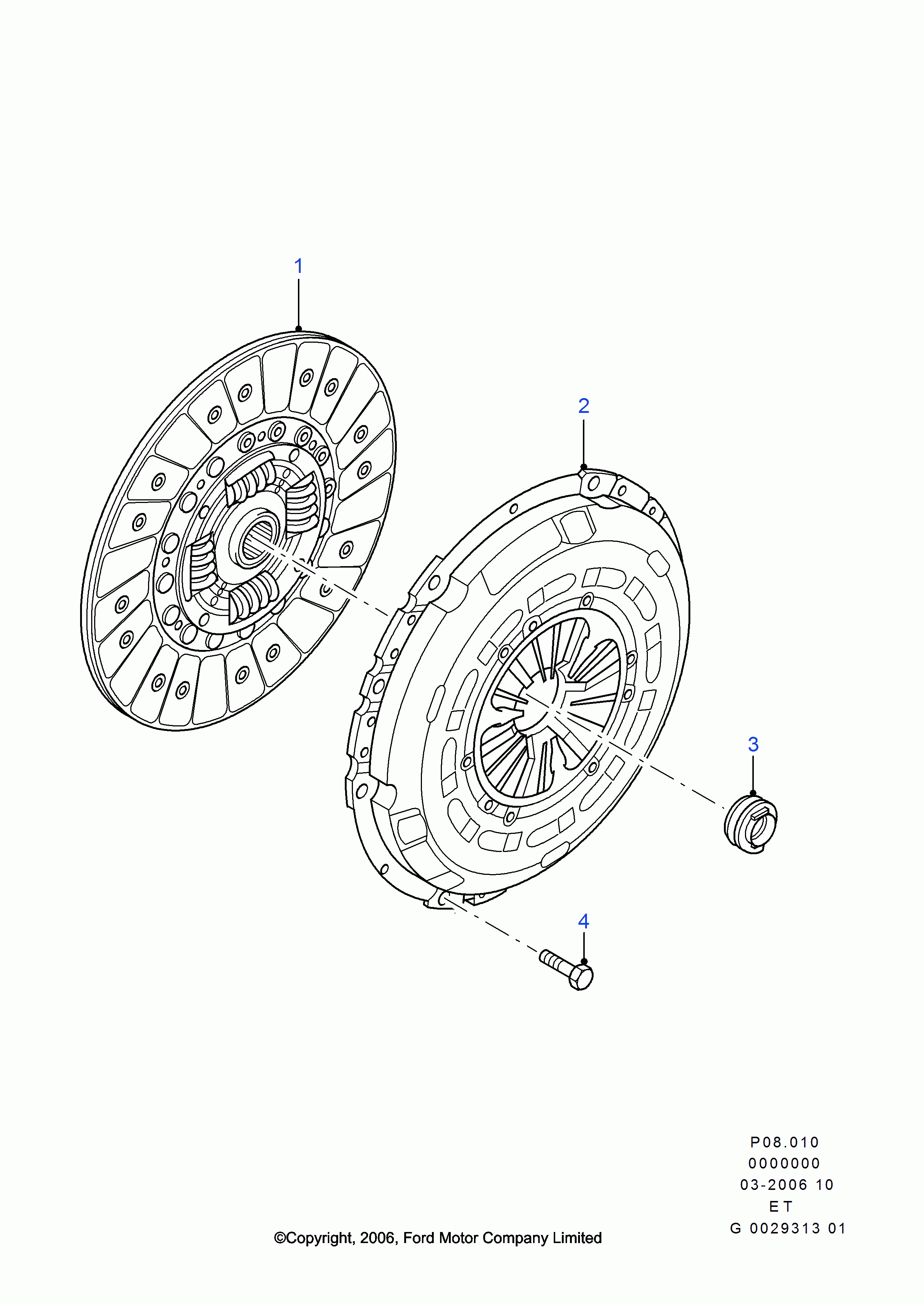 FORD 4637199 - Clutch Release Bearing onlydrive.pro