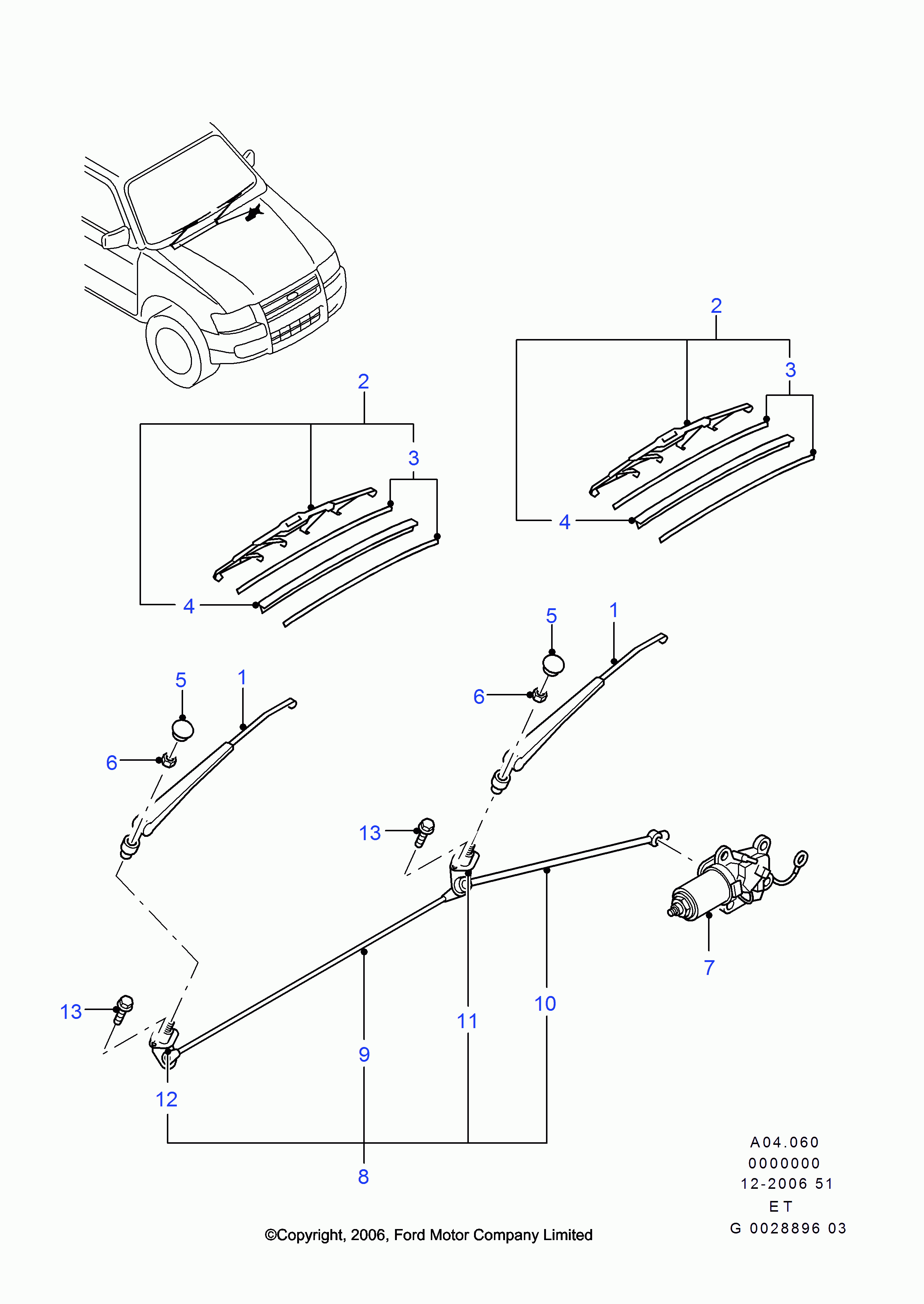 FORD 1 714 326 - Windscreen wiper: 1 pcs. onlydrive.pro