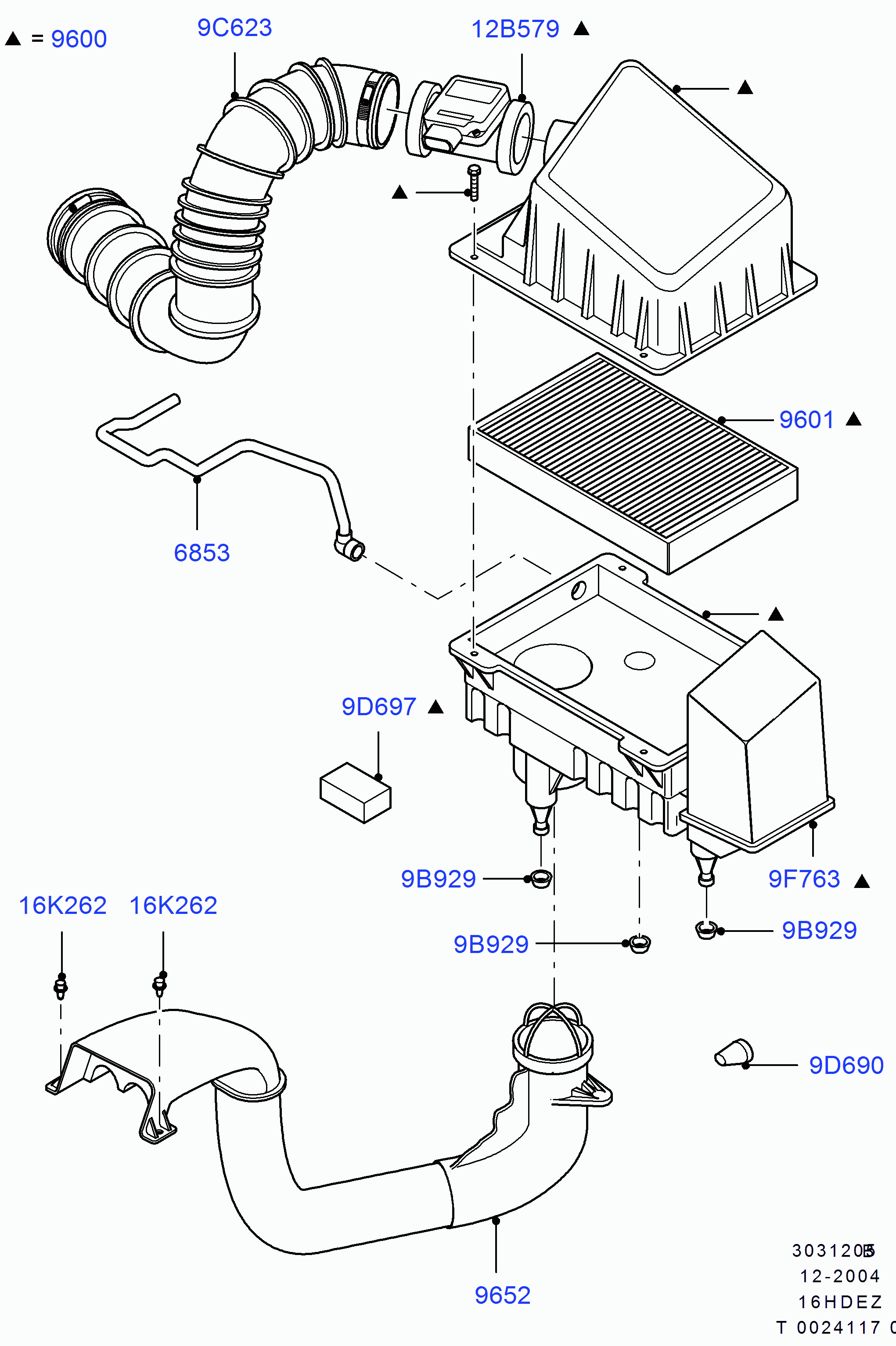 FORD 1 072 308 - Air Mass Sensor onlydrive.pro