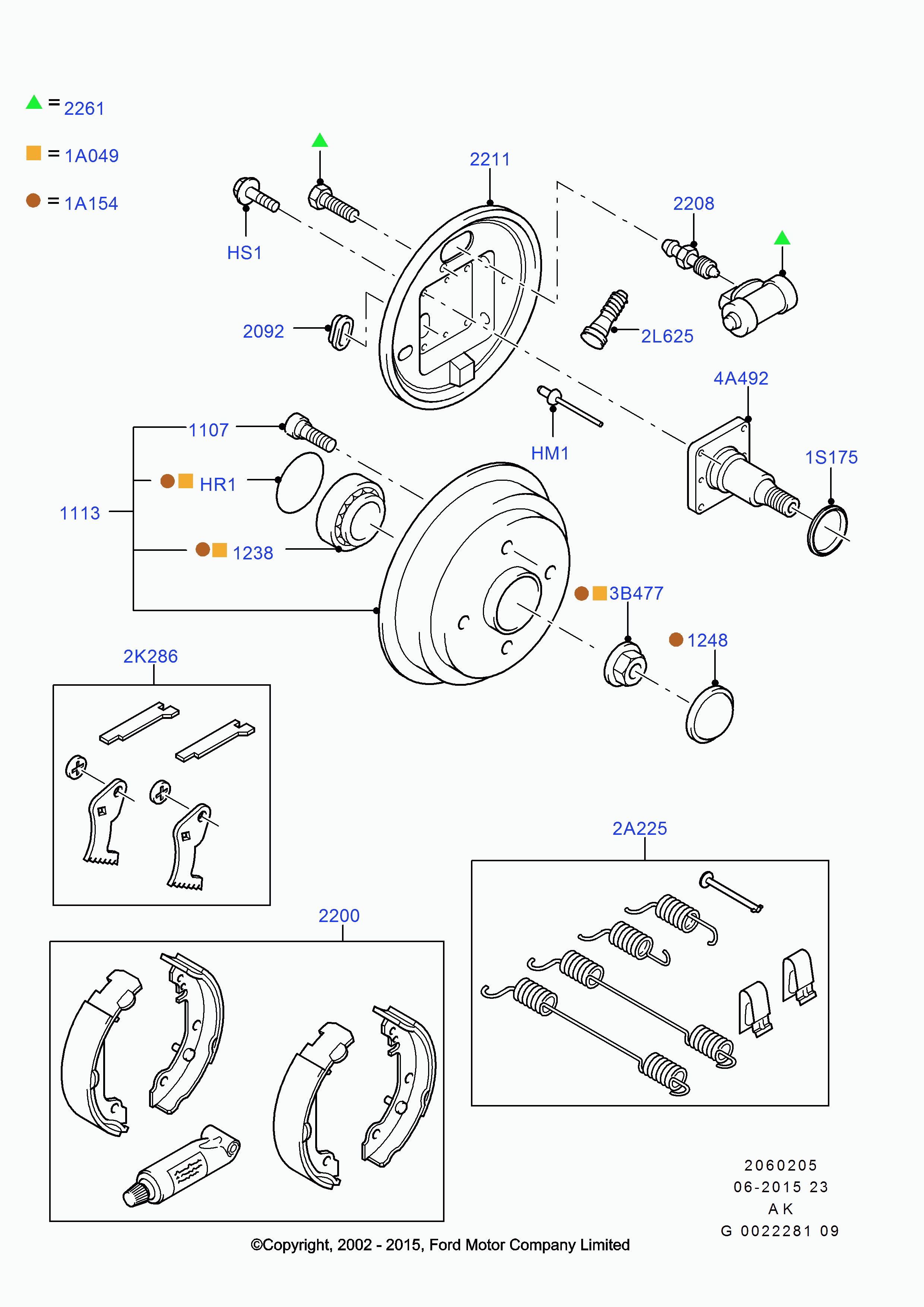 FORD 1070101 - Riteņa rumbas gultņa komplekts onlydrive.pro