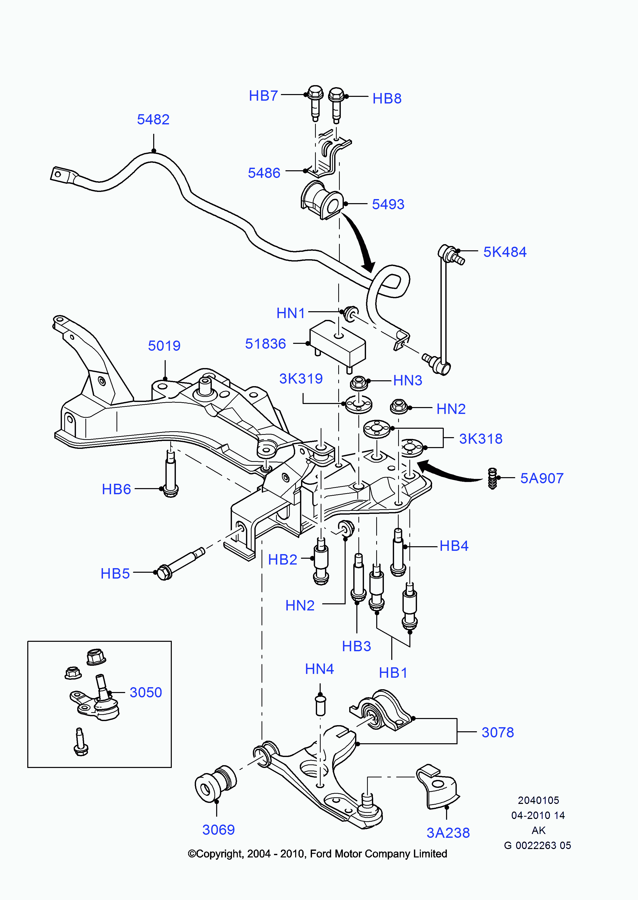 FORD 1471446 - Тяга / стойка, стабилизатор onlydrive.pro