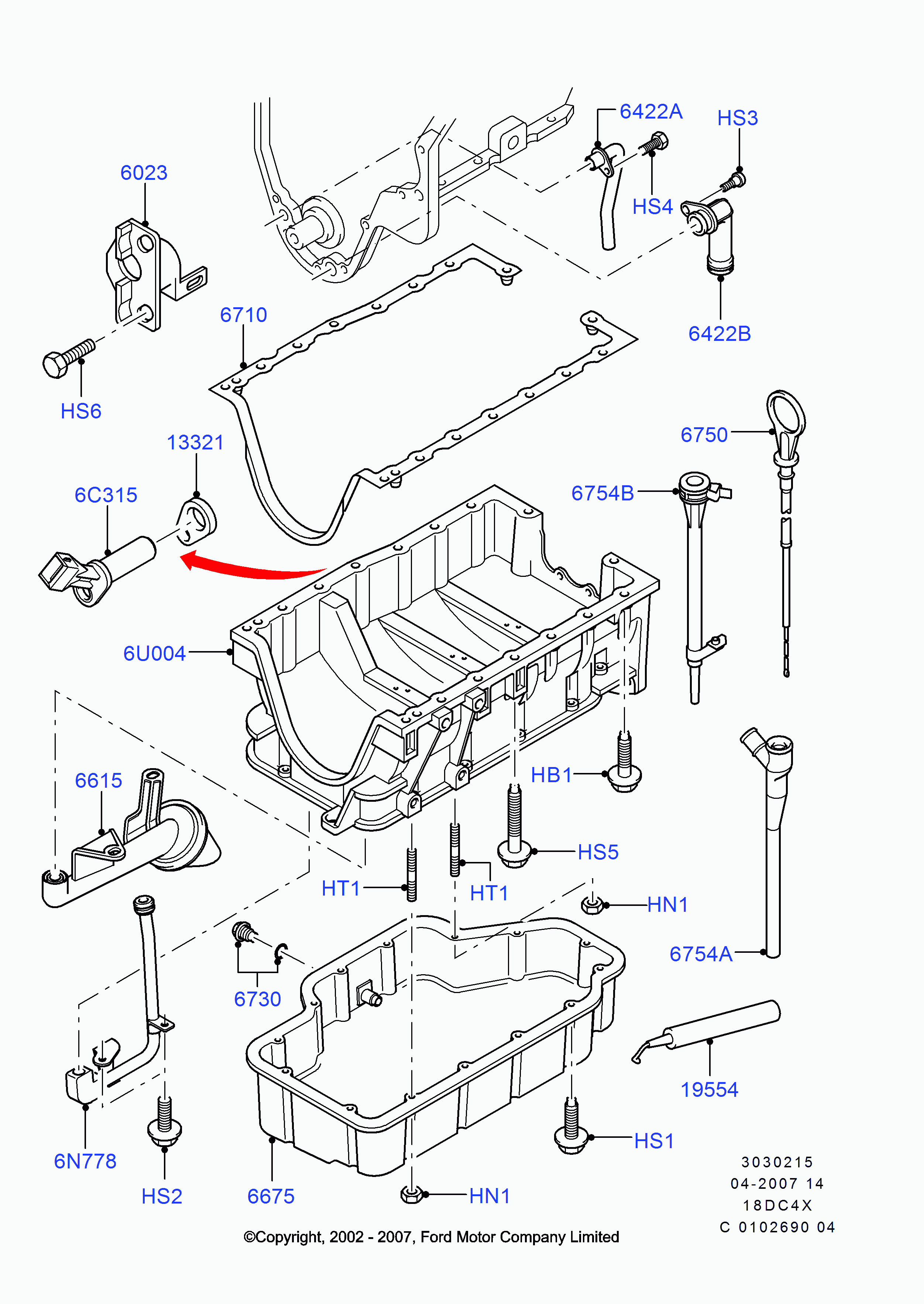 FORD 1 385 381 - Sensor, crankshaft pulse onlydrive.pro