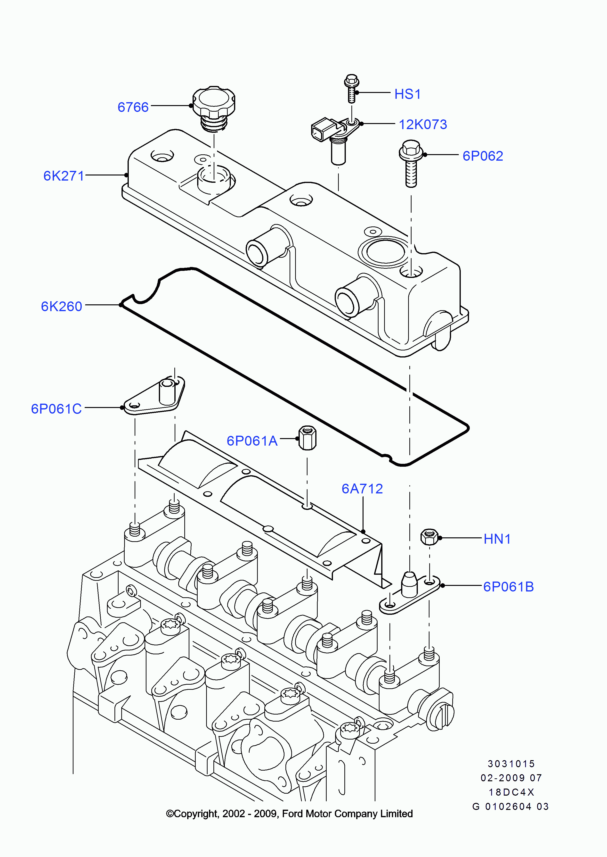 FORD 1 781 666 - Impulsu devējs, Kloķvārpsta onlydrive.pro