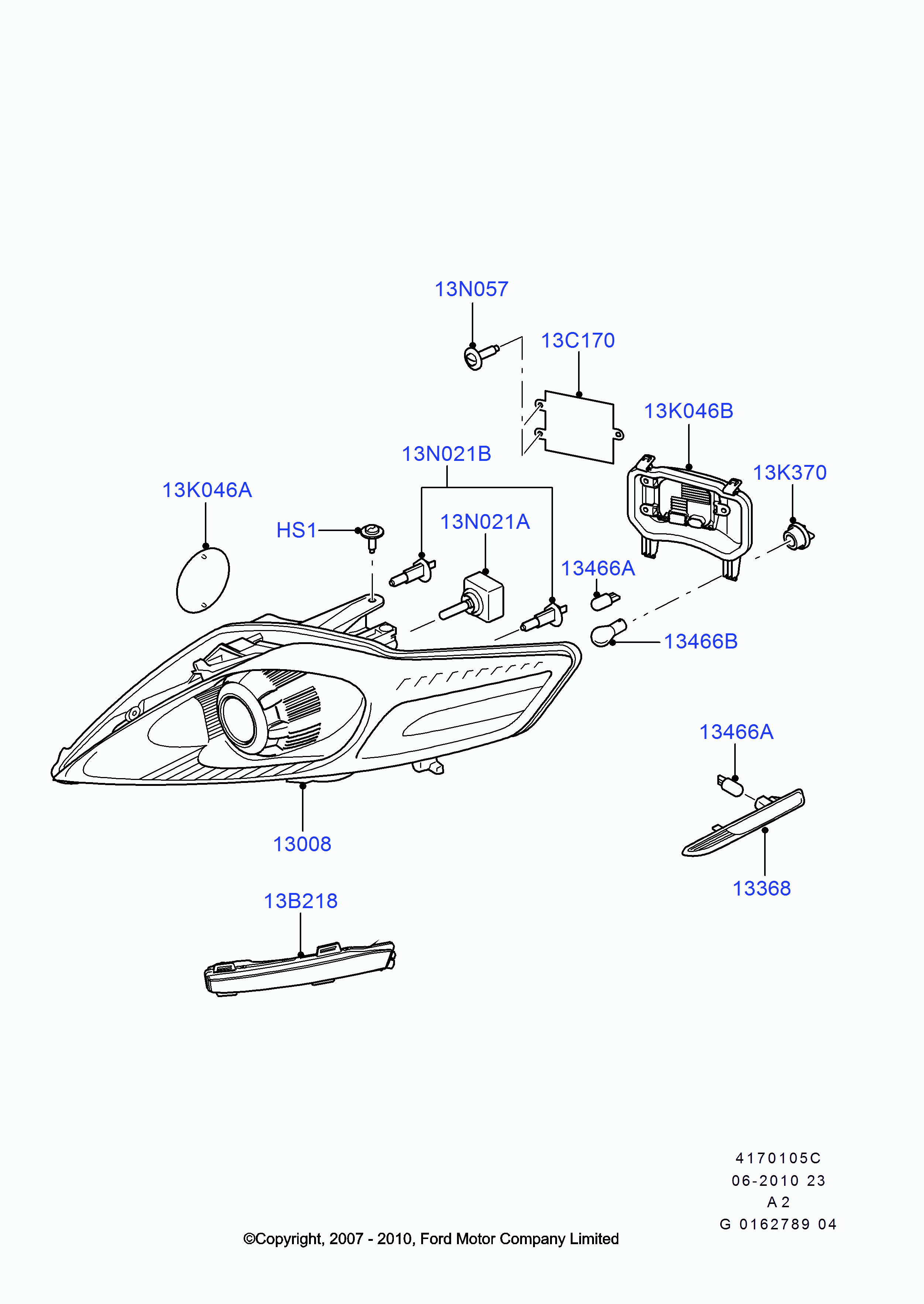 FORD 4 599 268 - Bulb, spotlight onlydrive.pro