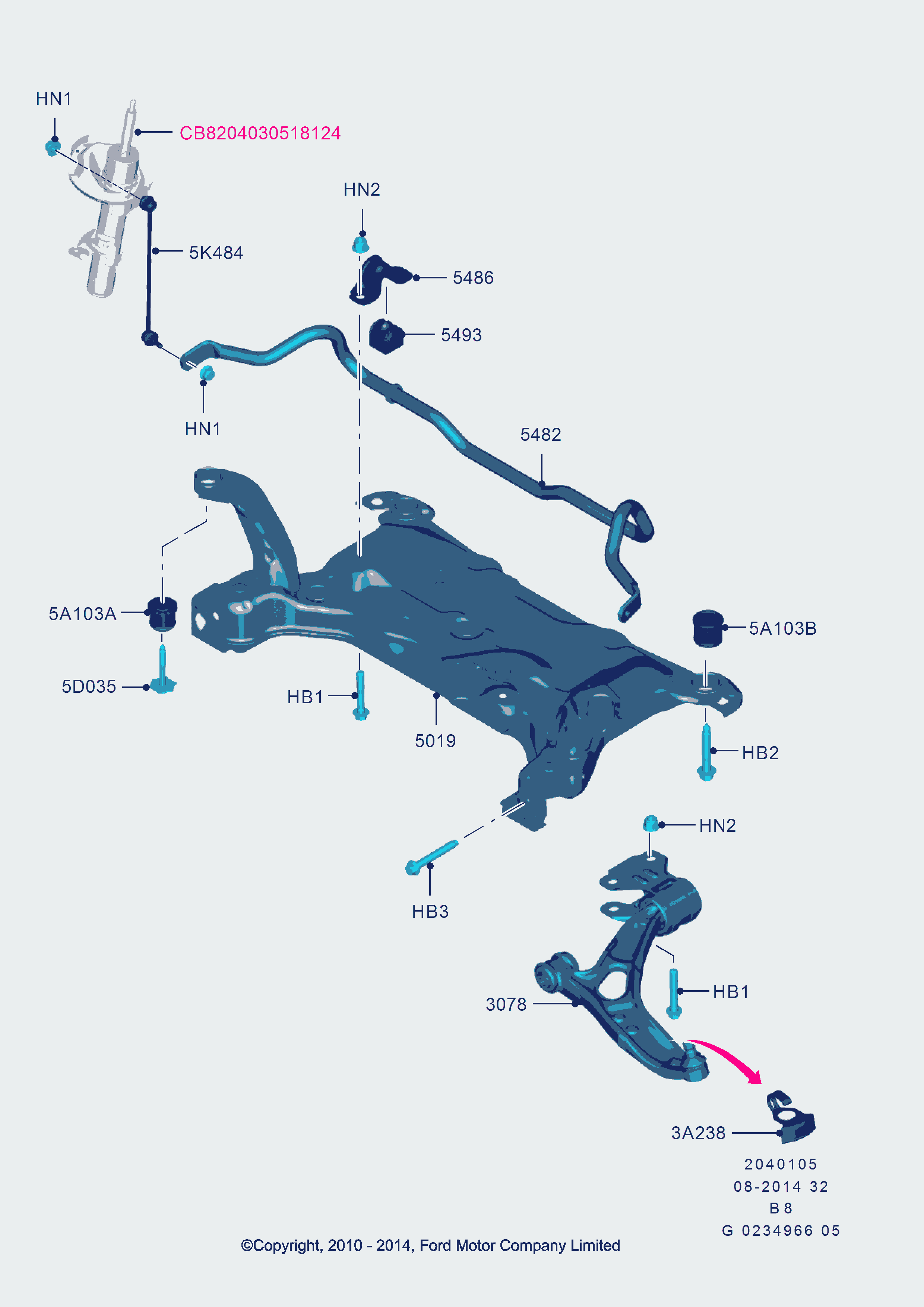 FORD 1866068 - Neatkarīgās balstiekārtas svira, Riteņa piekare onlydrive.pro