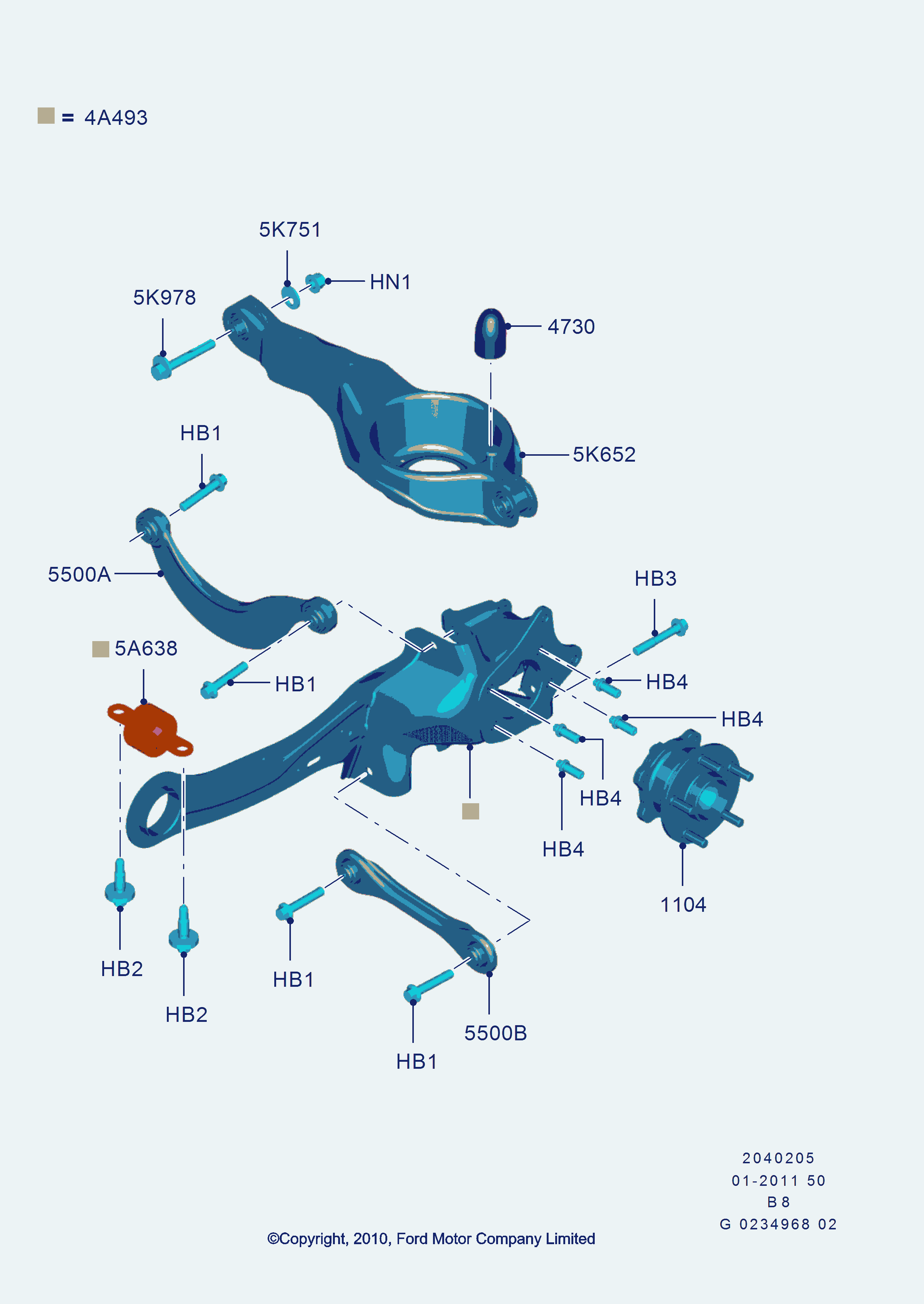 FORD 1755222 - Neatkarīgās balstiekārtas svira, Riteņa piekare onlydrive.pro