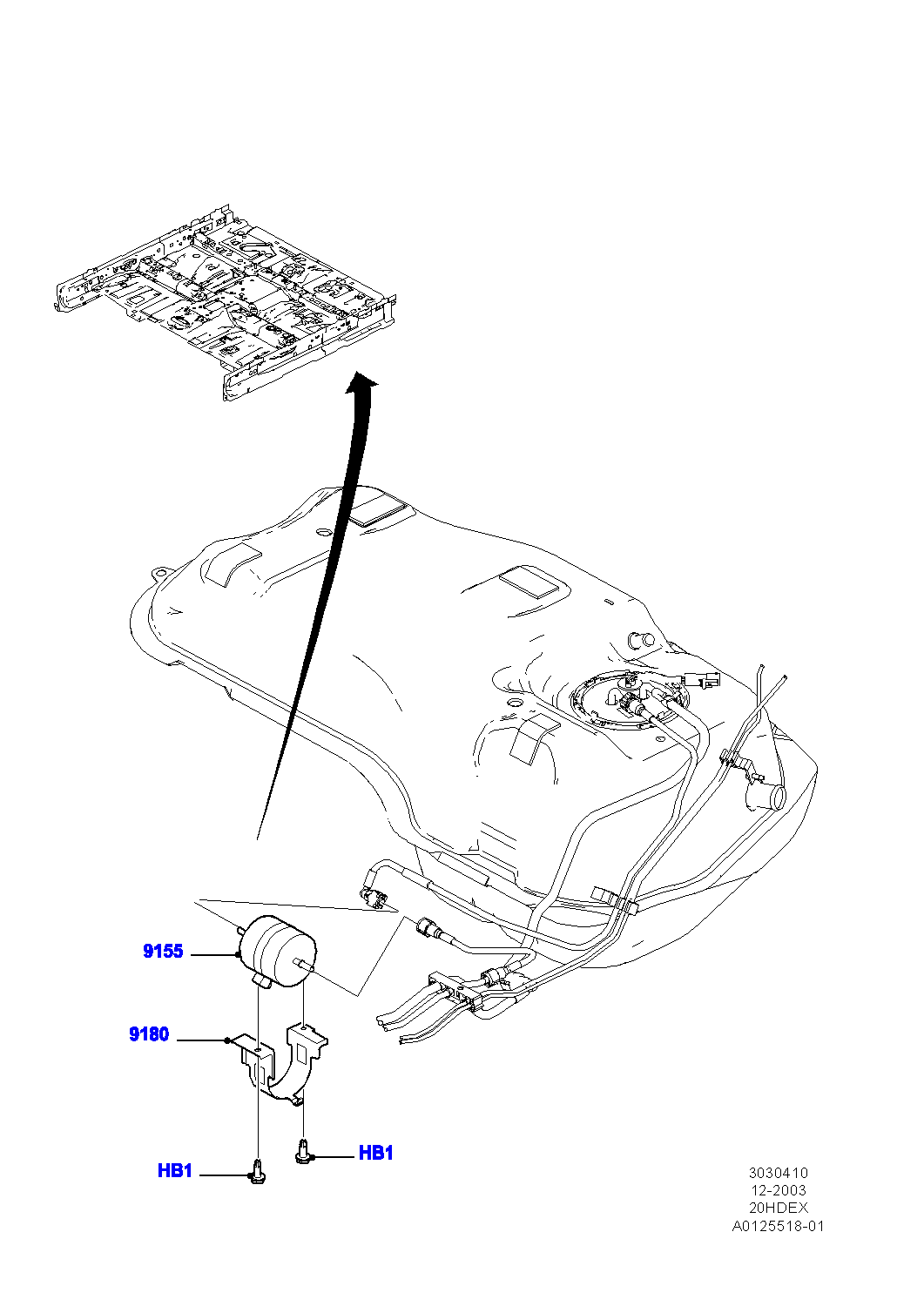 FORD 3732 020 - Топливный фильтр onlydrive.pro