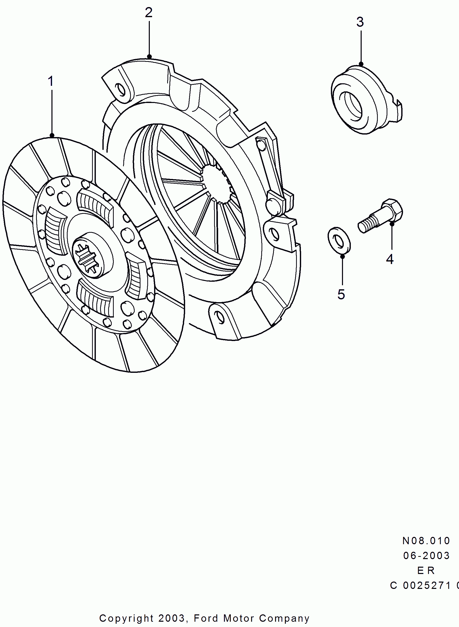 FORD 1441261 - Clutch Pressure Plate onlydrive.pro