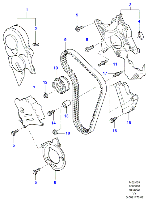 FORD 1 221 491 - Kreipiantysis skriemulys, paskirstymo diržas onlydrive.pro