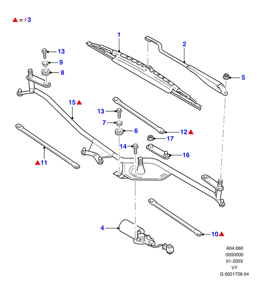 FORD 1 384 215 - Windscreen wiper: 1 pcs. onlydrive.pro