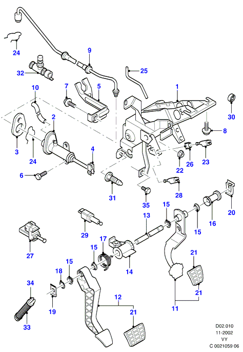 FORD 1495877 - Piduritule lüliti onlydrive.pro