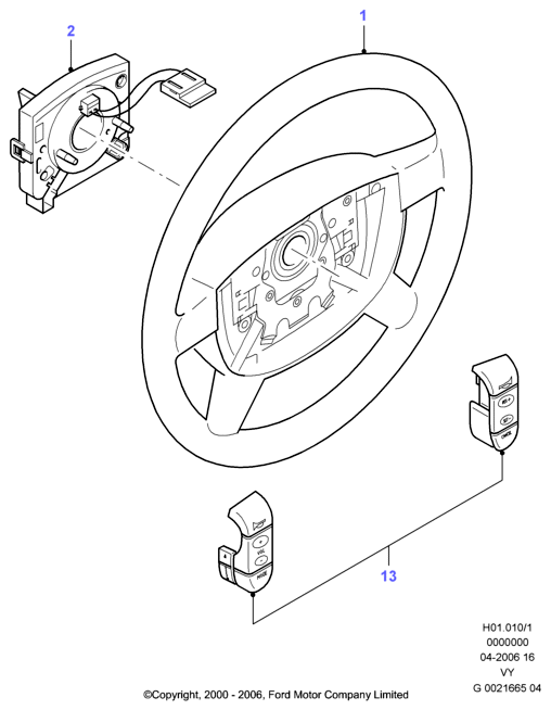 FORD 1 108 821 - Steering wheel: 1 pcs. onlydrive.pro