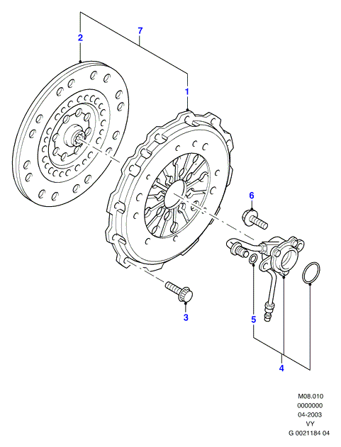 FORD 1424515 - Hüdrauliline survelaager,sidur onlydrive.pro