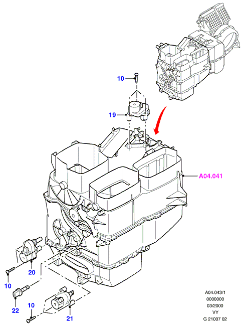 FORD 1 564 136 - Paisuntaventtiili, ilmastointilaite onlydrive.pro