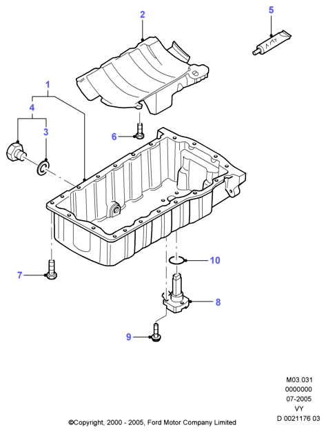 FORD 1 459 212 - Sealing Plug, oil sump onlydrive.pro