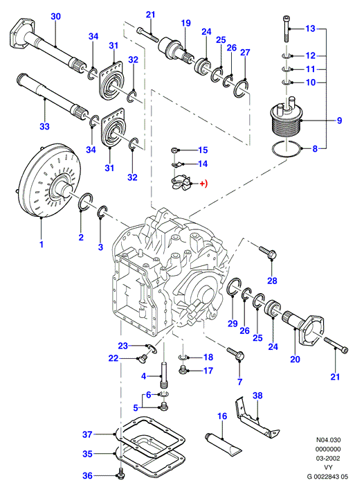 FORD 1133075 - Stub Axle, differential onlydrive.pro