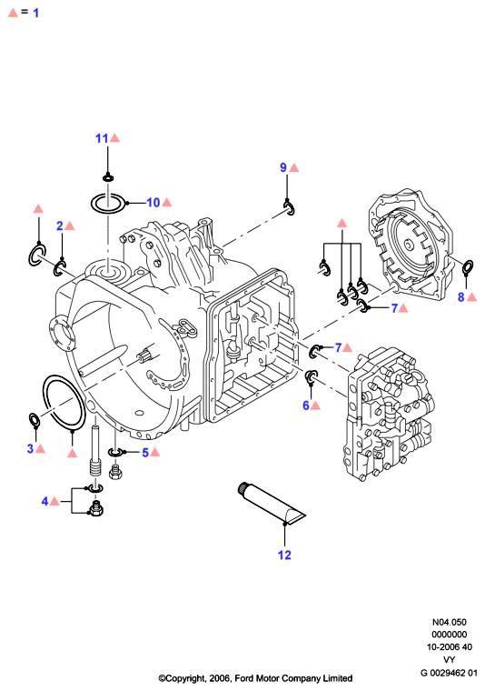 FORD 1 197 787 - Automatic transmission gasket kits: 1 pcs. onlydrive.pro
