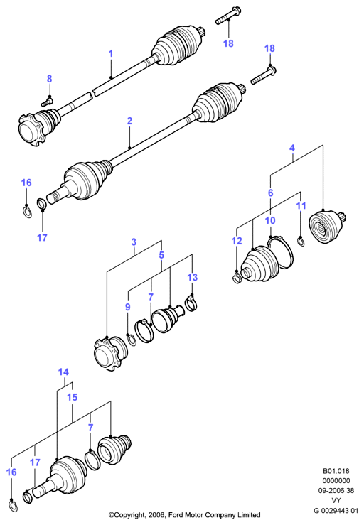 FORD 1254277 - Drive Shaft onlydrive.pro