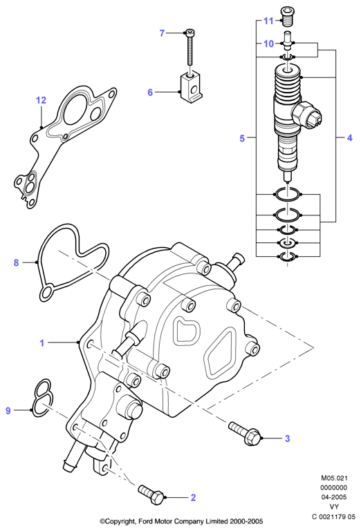 FORD 1746131 - Вакуумный насос, тормозная система onlydrive.pro