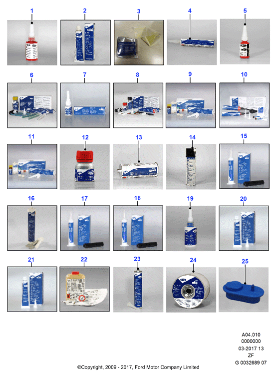 FORD 1 842 621 - Sealing compounds and adhesives: AR pcs. onlydrive.pro