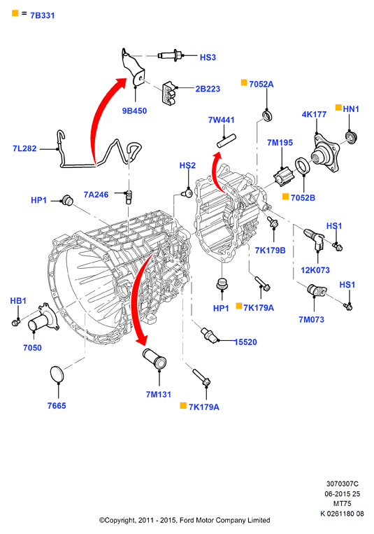 FORD 1108466 - Shaft Seal, manual transmission onlydrive.pro