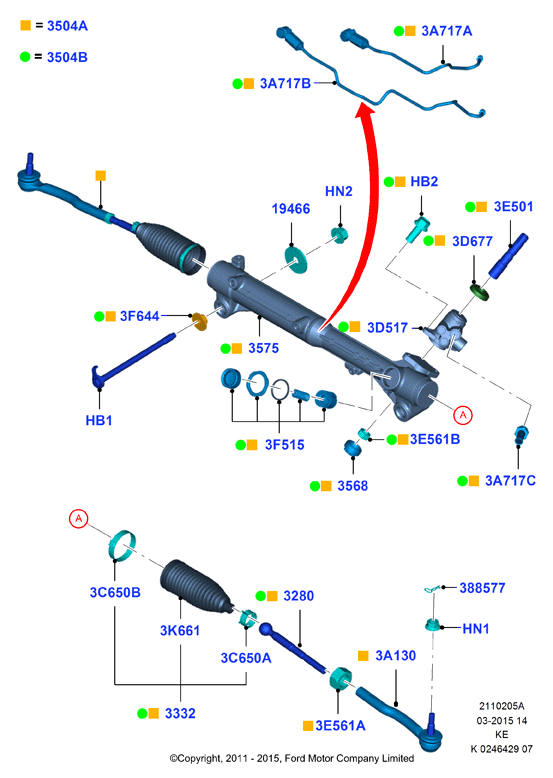 FORD 1775547 - Aksiālais šarnīrs, Stūres šķērsstiepnis onlydrive.pro