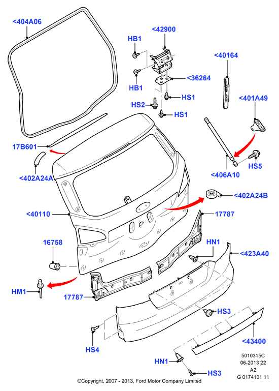 FORD 1730767 - Seal Ring, injector onlydrive.pro