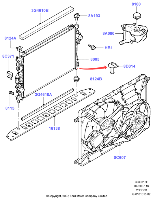 FORD 1 778 037 - Radiaator,mootorijahutus onlydrive.pro