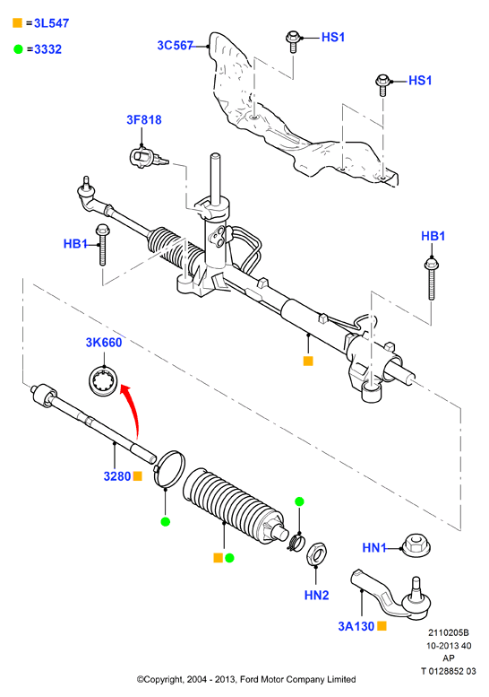 FORD 1377499 - Kaitsekummikomplekt,rooliseade onlydrive.pro