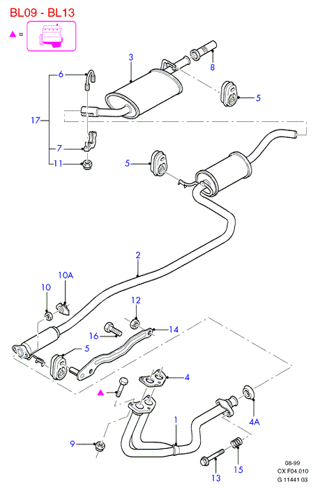 FORD 1 096 819 - Pipe Connector, exhaust system onlydrive.pro