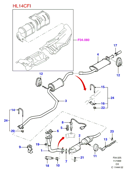 FORD 1 478 314 - Pipe Connector, exhaust system onlydrive.pro