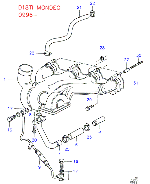 FORD 6179561 - Tiivistelevy, ahdin onlydrive.pro