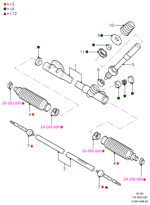 FORD 1659374 - Inner Tie Rod, Axle Joint onlydrive.pro