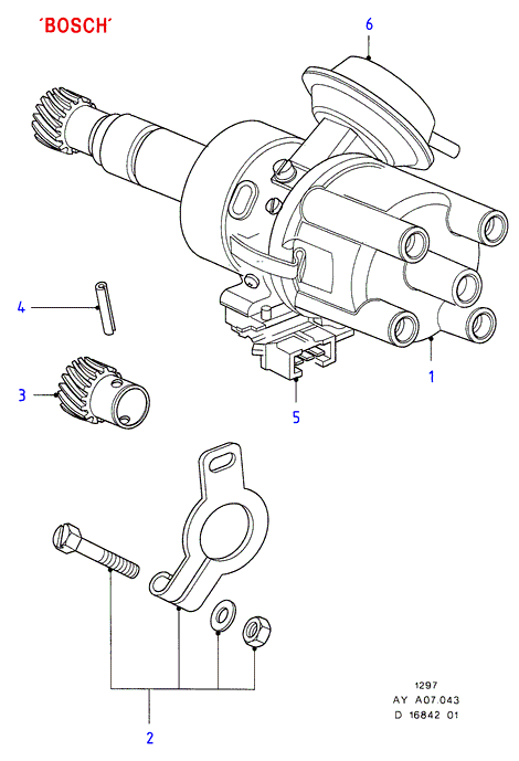 FORD 6153454 - Sensor, ignition pulse onlydrive.pro