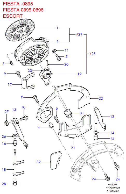 FORD 1744565 - Clutch Kit onlydrive.pro