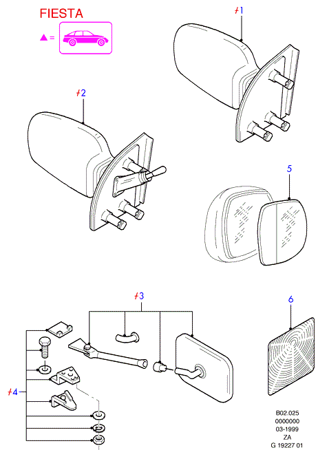 FORD 7158659 - V formos rumbuoti diržai onlydrive.pro