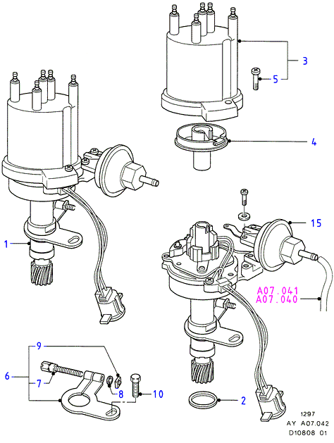 FORD 6 147 957 - Distributor: 1 pcs. onlydrive.pro