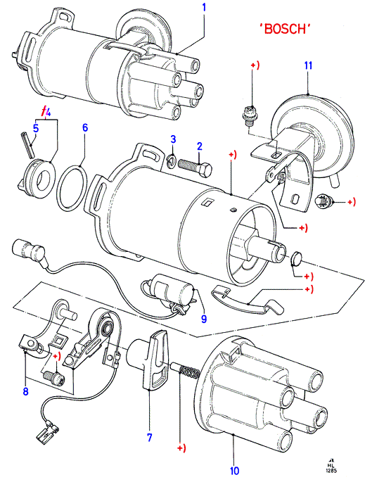 FORD 1 606 399 - Rotor, distributor onlydrive.pro