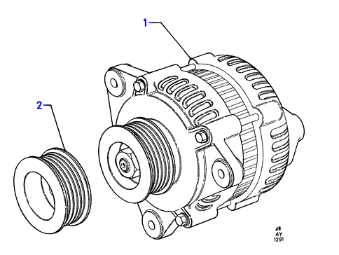 FORD 7 276 001 - Alternator onlydrive.pro