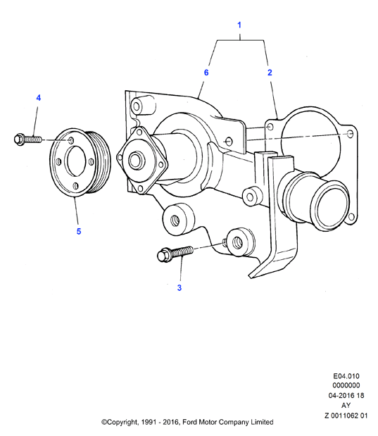 FORD 1 517 728 - Vandens siurblys onlydrive.pro