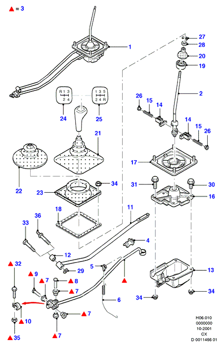 FORD 6 172 154 - Repair Kit, gear lever onlydrive.pro