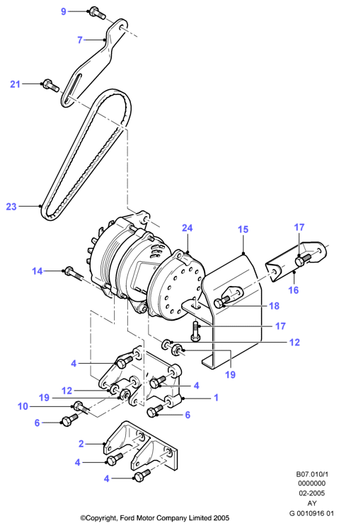 FORD 1634792 - V-Belt onlydrive.pro