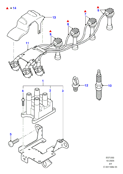 FORD 1 233 897 - Sytytystulppa onlydrive.pro