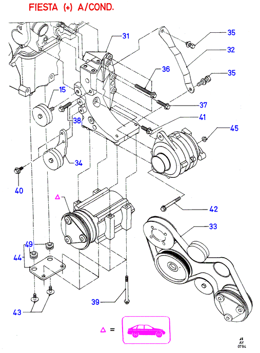 FORD 6168158 - V formos rumbuoti diržai onlydrive.pro