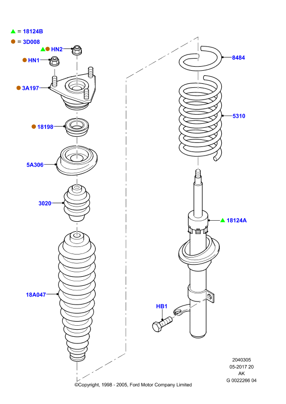 FORD 1201937 - Shock Absorber onlydrive.pro