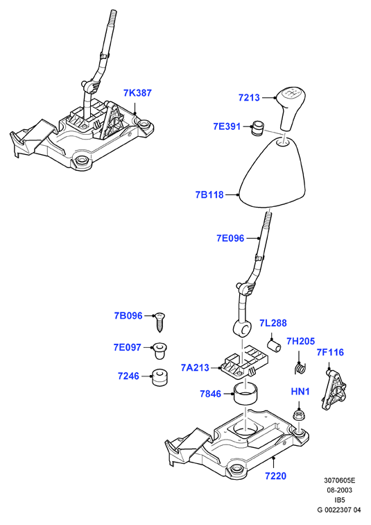 FORD 1070180 - Repair Kit, gear lever onlydrive.pro